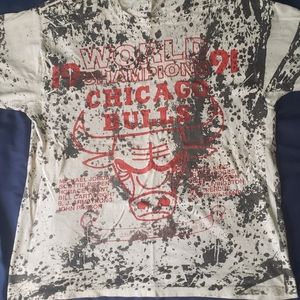 Vintage 1991 Chicago bulls champion tshirt